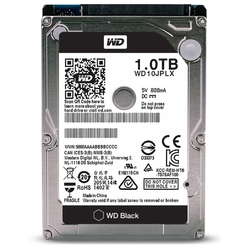 Western Digital WD Black 1 TB (WD10JPLX) 