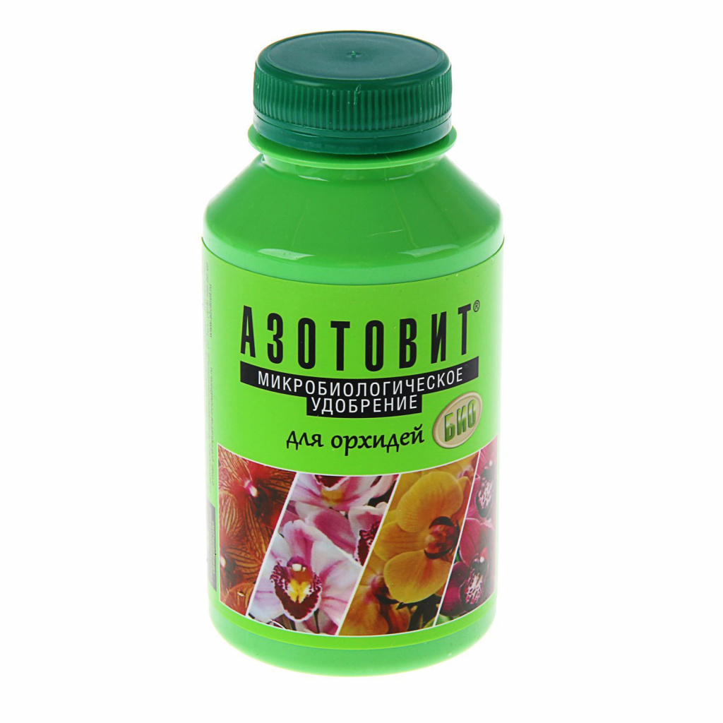 Fertilizer Azotovit for orchids, concentrated, PET bottle, 0.22 L 