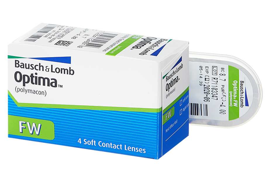 Bausch + Lomb contact lenses Optima FW (4pcs / 8.7 / -1.75) 