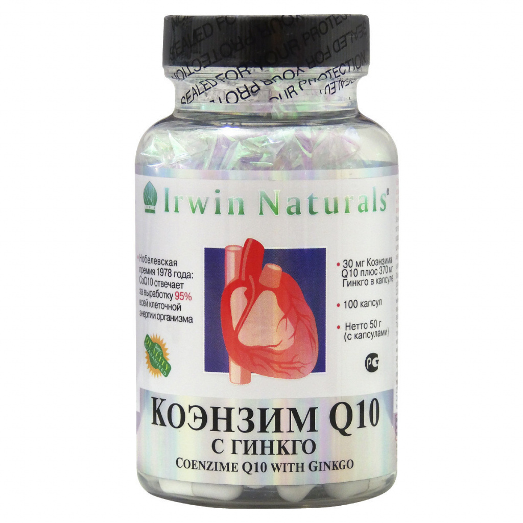 Coenzyme q10 with ginkgo IRWIN NATURALS 