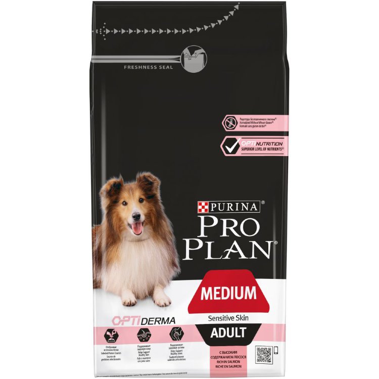 PURINA® PRO PLAN® OPTIDERMA FOR SKIN AND WOOL HEALTH, SALMON WITH RICE 