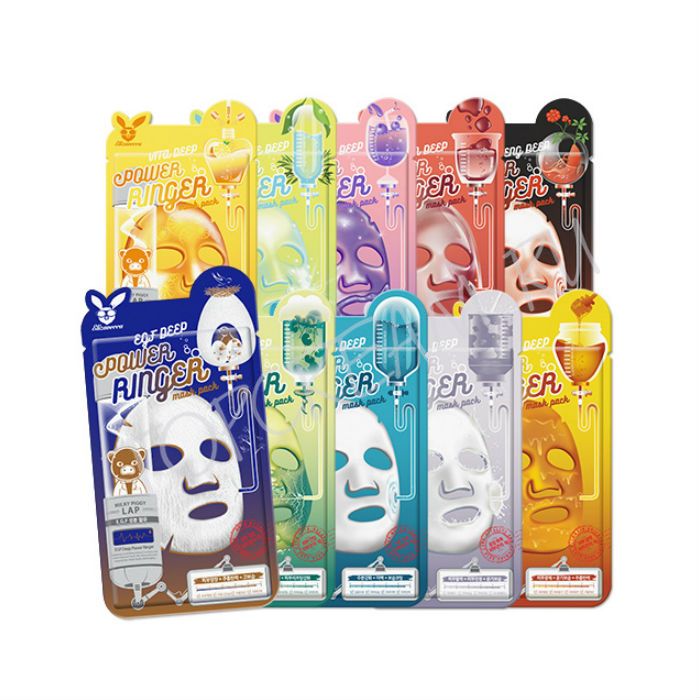 ELIZAVECCA / Set of fabric face masks DEEP POWER 