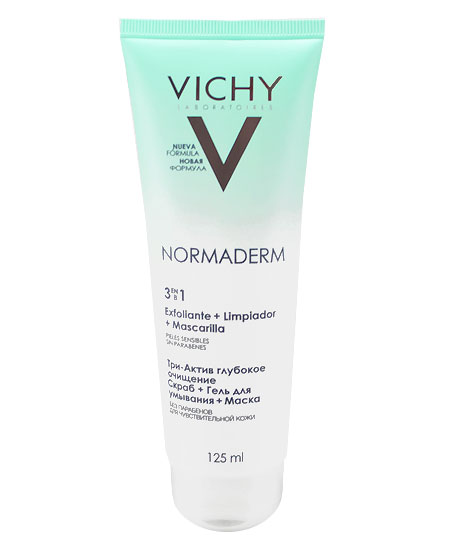 Scrub for blackheads Vichy Normaderm 3-in-1 