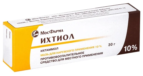 Ichthyol ointment, paste, or cream (ichtammol) 