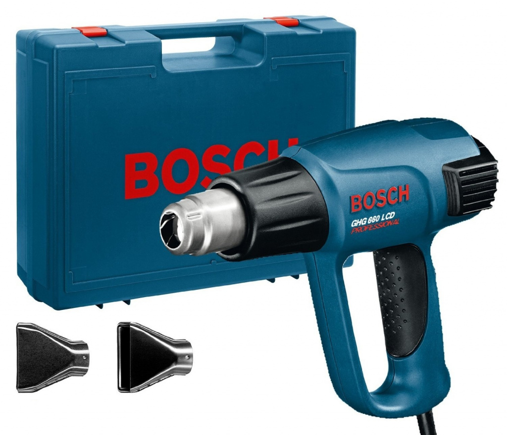 Bosch GHG 660 LCD Professional nozzle x5 Case 2300 W 