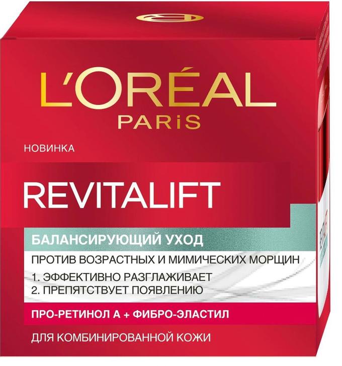 L'Oreal Paris Revitalift Anti-Aging Balancing Cream for Combination Skin 