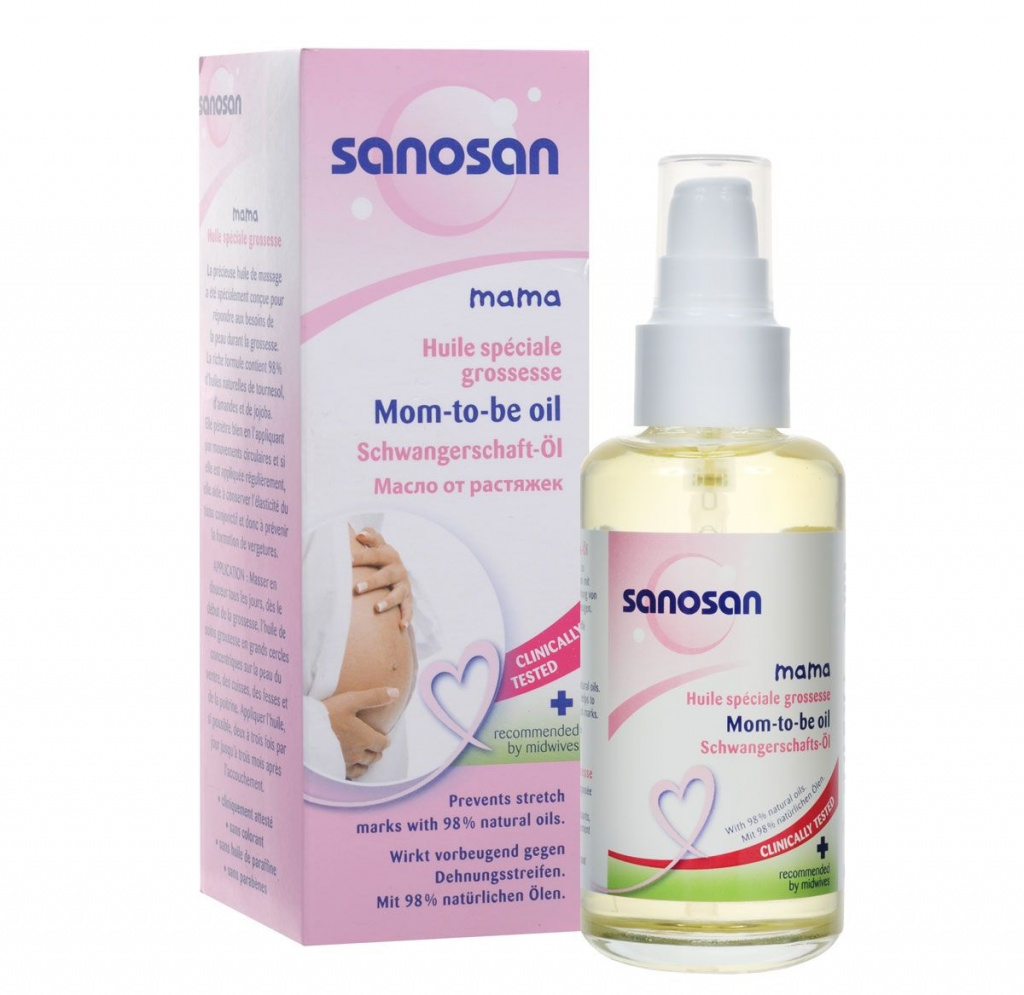 Sanosan Stretch Mark Oil during Pregnancy 