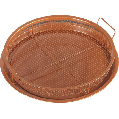 GRILLED PRIMA TRAY CIRCLE, 3574466, WITH GRILLE, DIAMETER 32 CM 