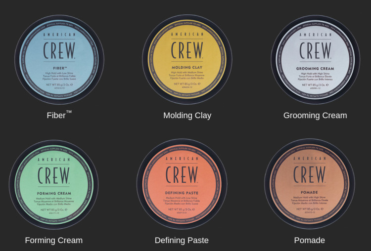 The recognizable design of American Crew's most popular styling products has remained unchanged for years 