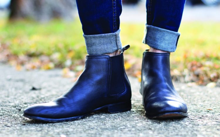 Most importantly, don't wear chelsea boots like this. 