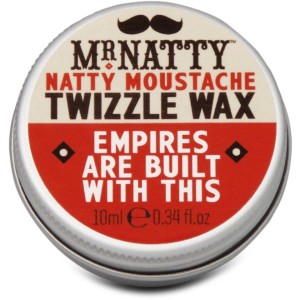 Beard and Mustache Waxes Mr.  Natty is very economical to use 