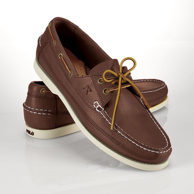 Brown casual topside shoes 