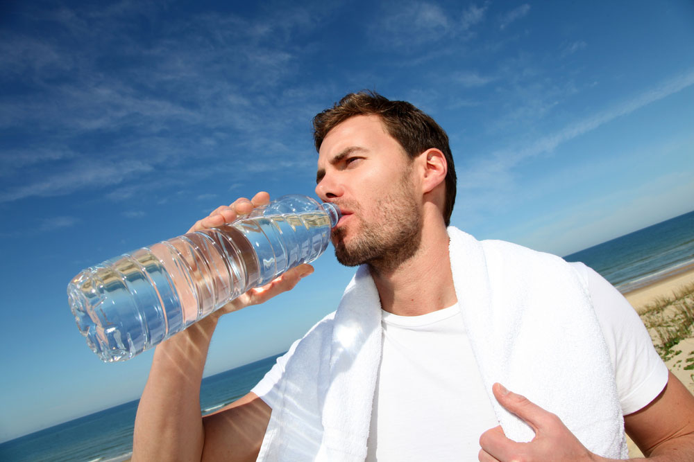 If your beard doesn't grow, try to drink more water. 