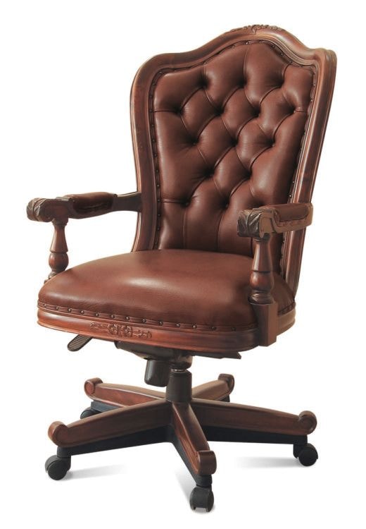 Leather armchair for office is a great gift for a business man and businessman 