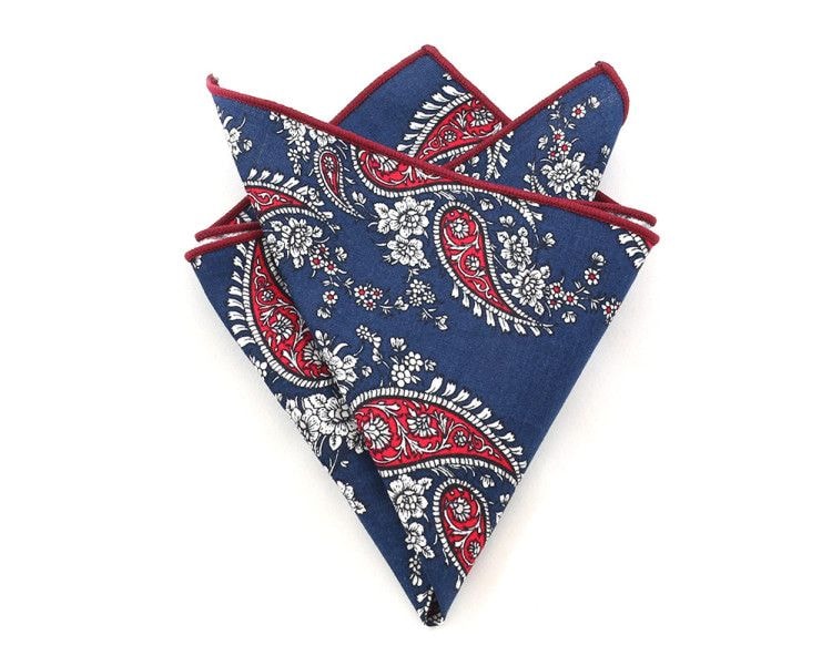 What to give a man for Christmas and New Year - a paisley pocket square for a jacket will emphasize his exquisite taste 