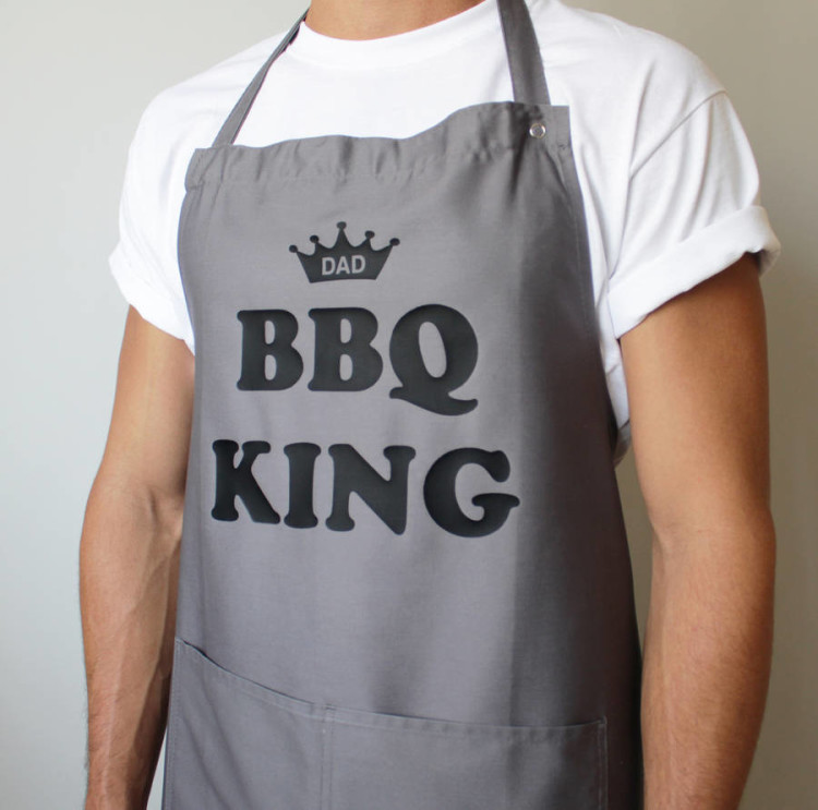 If a man loves not only to eat, but also to cook, he may like a personalized apron. 