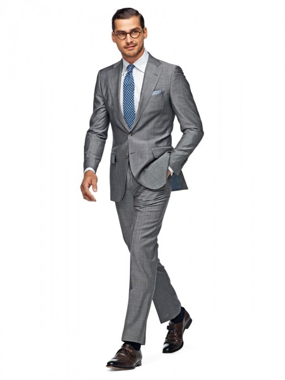 Gray suit 
