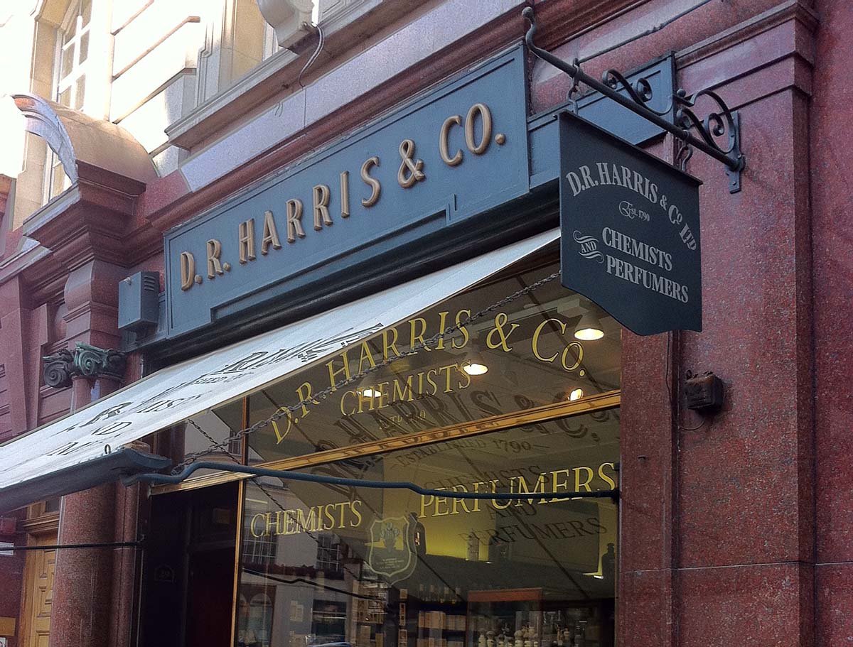 The history of the brand began with a small pharmacy in London 