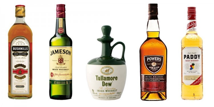 Irish whiskey varieties 