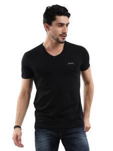 Man in black t-shirt 