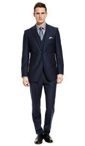 Marksandspencer_navy blue classic suit 