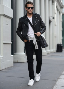 Lookbook - leather jacket 