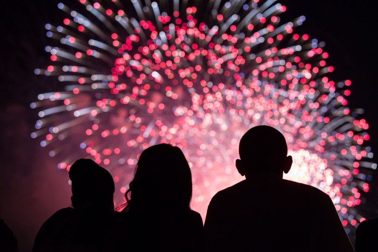 Enjoy the views and fireworks, but don't forget the safety rules! 
