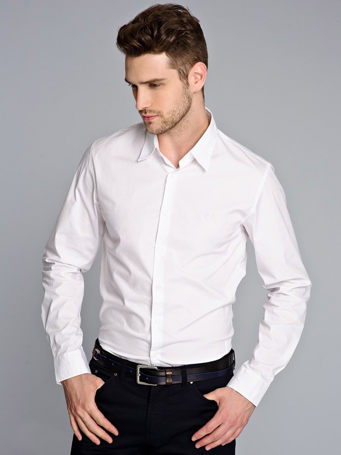 A white shirt is considered a stylish classic 