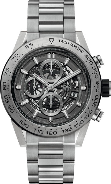 Men's Swiss mechanical watch TAG Heuer CAR2A8A.BF0707 with chronograph 