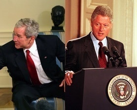 Red tie on US presidents 