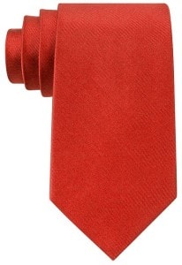 Red tie 