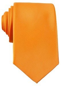 Orange tie 