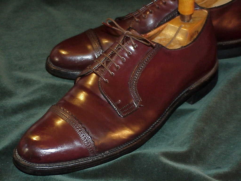 Derby with cut off toe (The Cap Toe Derby) 