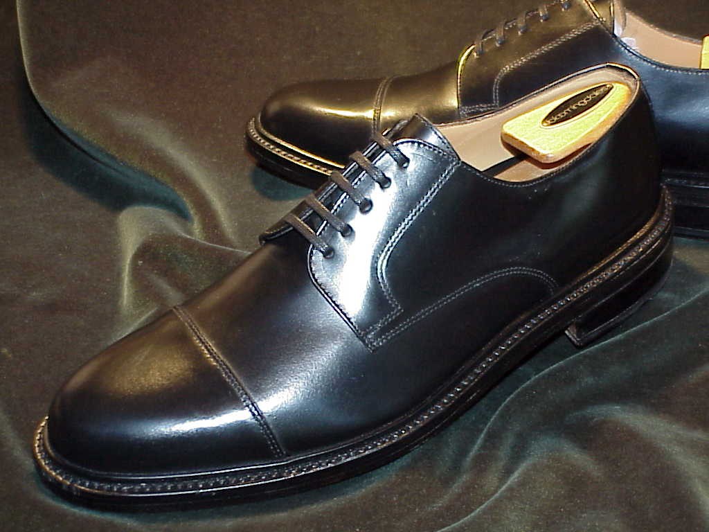 Derby with cut off toe (The Cap Toe Derby) 