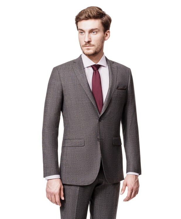 Classic gray plaid suit from HENDERSON 