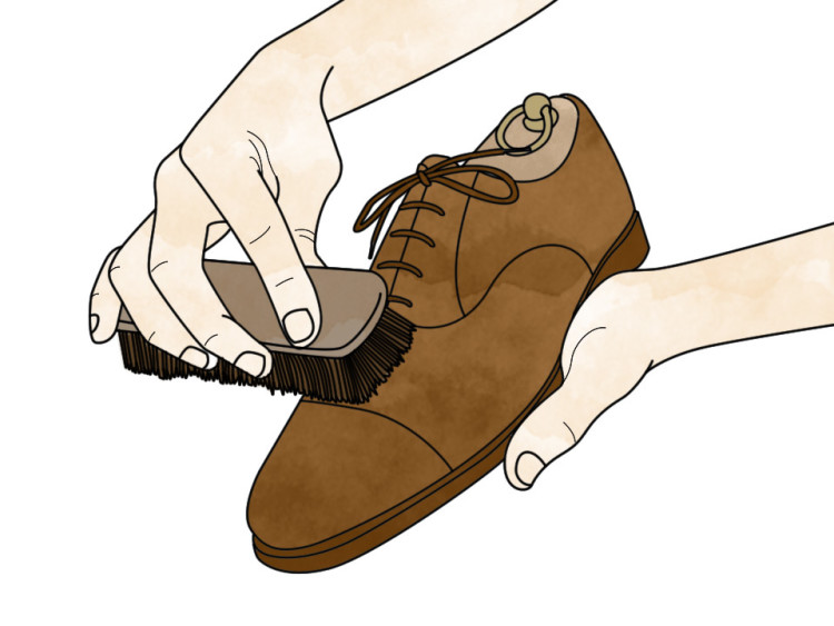 Always clean your shoes by hand to help them last longer 