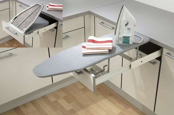 Pull-out ironing boards 