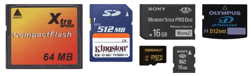 memory card standards 