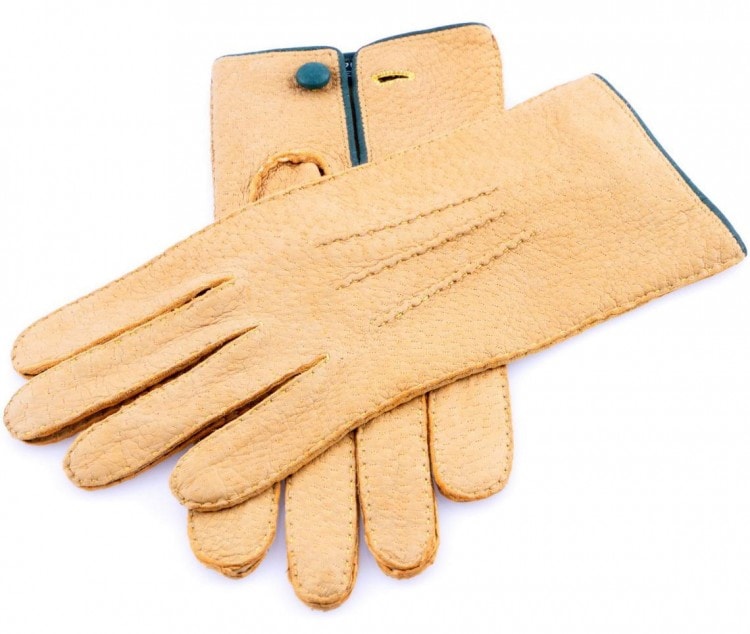 Men's unlined baker's leather gloves 