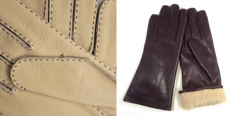 Men's suede gloves 
