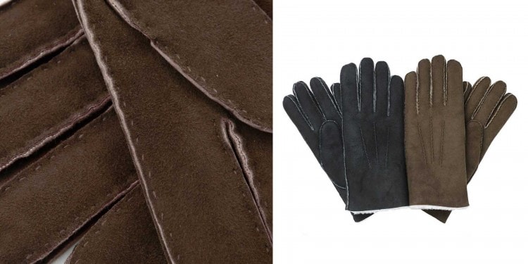 Sheep leather gloves for men 