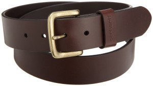 Classic men's belt in brown leather 