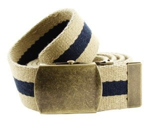 Casual men's belt made of fabric 