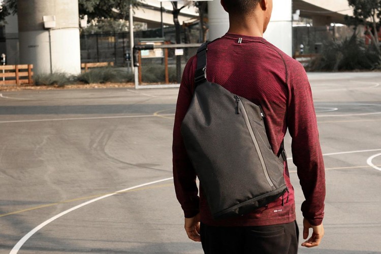 Small size men's backpack is perfect for sportswear or streetwear. 
