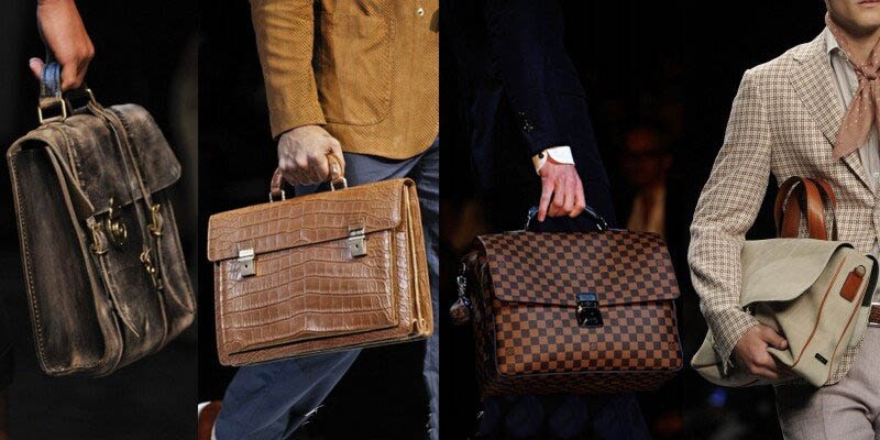 The best manufacturers of bags for men 