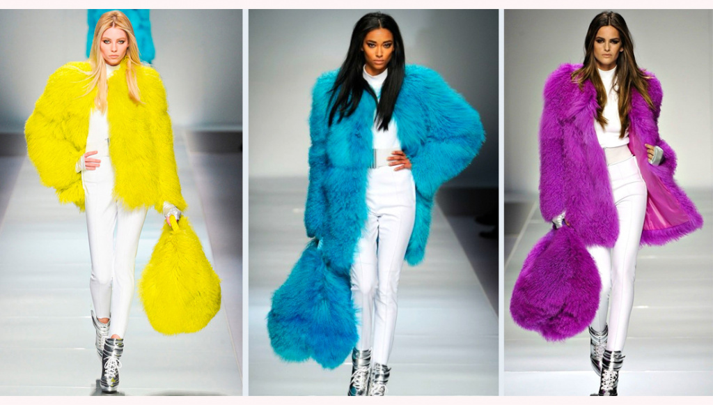 About the color of the fur coat 