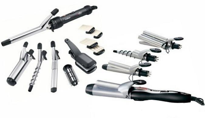 Types and types of hair curlers 