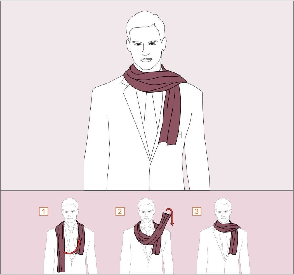 How to tie an artist style scarf 