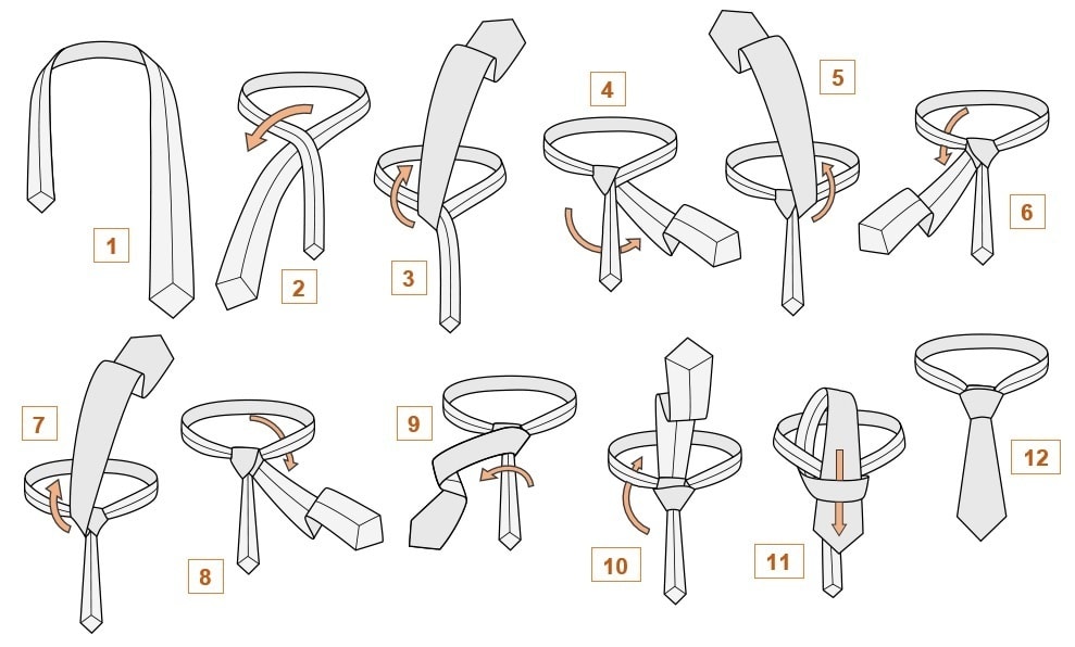 How to tie a tie knot Baltyus 
