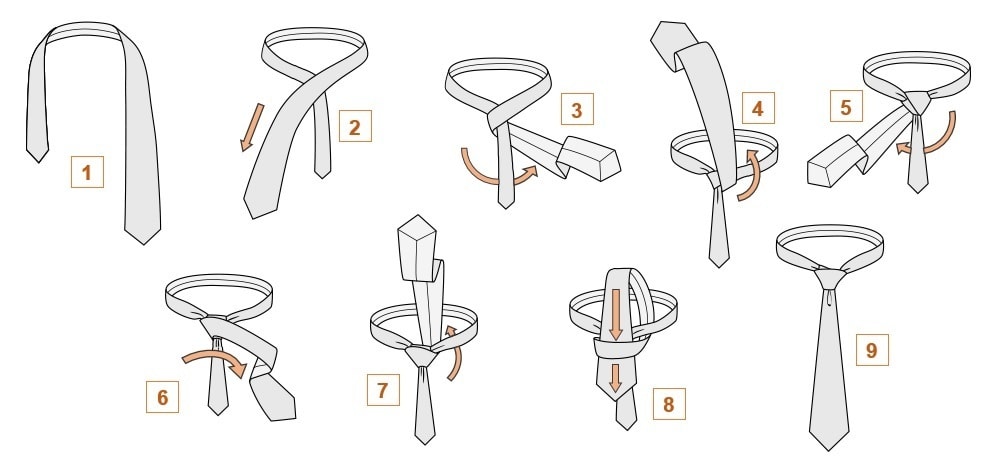 How to Tie a Tie Half Windsor Knot 